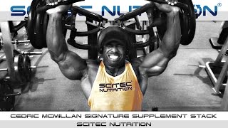 Cedric McMillan Signature Supplement Stack – Scitec Nutrition [upl. by Kirkwood]