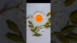 Embroidery flower design hand embroidery shortvideo [upl. by Harraf]