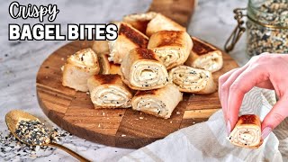 Irresistible Crispy Bagel Bites  Quick amp Tasty [upl. by Nnylirak]