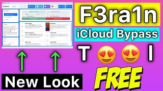 FREE iCloud Bypass Tool F3ra1n in new Look Still Work in 2024 [upl. by Enomas793]