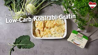 LowCarb KohlrabiGratin  Super einfach und super gschmackig [upl. by Ellennahc]