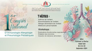 1er Journée Nationale D’ImmunologieAllergologie et Pneumologie Pédiatriques [upl. by Herrera75]