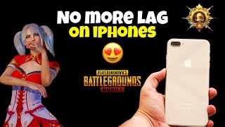 iPhone Lag Fix ✅ Pubg Mobile❤️ iPhone 66s6splus77plus88plusxxr [upl. by Lashond]