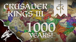 1000 YEARS of Crusader Kings 3  Timelapse 8671867 [upl. by Novyert]