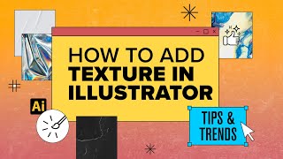 How to add textures in Illustrator [upl. by Claybourne506]