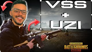 FUI DESAFIADO A JOGAR DE UZI E VSSPUBG MOBILE [upl. by Edmunda]