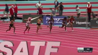 2024 USATF Indoor Championships  Womens 60m Heat 1 [upl. by Mezoff]