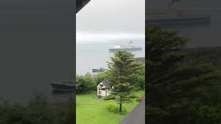 Ship  from the apartment in Tórshavn 2 [upl. by Licha39]