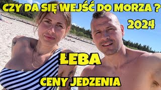 CENY JEDZENIA i CZY DA SIĘ WEJŚĆ DO MORZA  ŁEBA BAŁTYK 2024 PS TU ROSNĄ PALMY [upl. by Nadda]