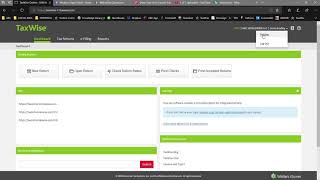 Navigating the Taxwise Software Menu [upl. by Rosenquist]