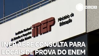 INEP abre consulta a locais de prova do Enem 2024 [upl. by Sabir]