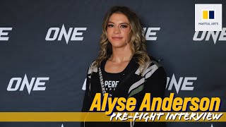 Alyse Anderson Ill quotprove everyone wrongquot vs Stamp Fairtex  ONE Championship [upl. by Enela]