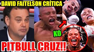 David Faitelson CRÍTICA a PITBULL CRUZ por esta razón TIENES QUE VERLO [upl. by Hymie523]