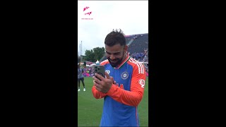 INDvSA Virat Kohli calls his loved ones after winning the T20 World Cup  T20WorldCupOnStar [upl. by Llenroc]