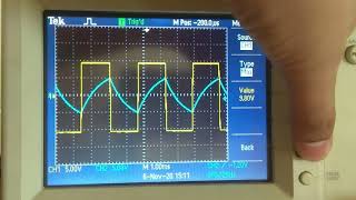 lab of astable multivibrator using opamp [upl. by Marlowe]