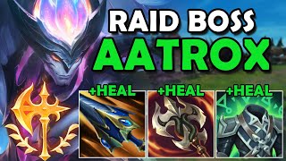 This Max Healing Aatrox NEVER Dies  Aatrox Top Gameplay S14 [upl. by Anwahsed]