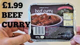 Mayflower CHINESE Style BEEF CURRY Food Review [upl. by Trip838]