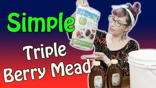 SIMPLE Triple Berry Mead [upl. by Gujral469]