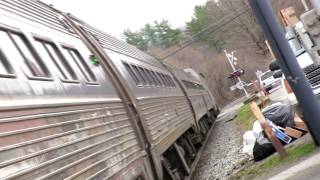 Amtrak Vermonter 57 Zips throuh Randolph VT  42217 [upl. by Ogdan821]