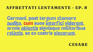 Come si traduce una frase dal latino allitaliano Affrettati lentamente 8 Cesare [upl. by Elyad]