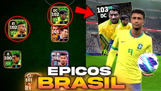 Así JUEGA NEYMAR y ROMARIO ÉPICOS de BRASIL 🤩⚽ Rotísimos  EFOOTBALL 2024 Mobile [upl. by Cranston]