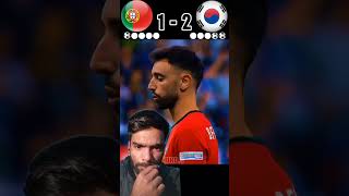 Portugal vs South Korea World Cup Quarterfinal soccerskills worldcup soccerplayer football cr7 [upl. by Eilitan]