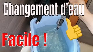 Comment changer leau daquarium facilement [upl. by Swetiana]