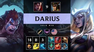 Darius Mid vs Cassiopeia Triple Kill Legendary  NA Master Patch 1416 [upl. by Enowtna370]