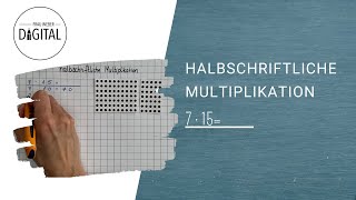 Halbschriftliche Multiplikation inkl Arbeitsblatt [upl. by Wash972]