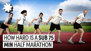 Trying To Run A Sub 75 Minute Half Marathon As A Relay Team [upl. by Ress]