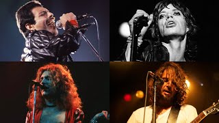 Top 100 Greatest Rock Singers of All Time [upl. by Bowne629]