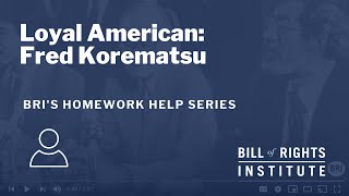 Loyal American Fred Korematsu  BRIs Homework Help Series [upl. by Morville725]