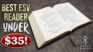 The Best Reading Bible For Under 35 Crossway ESV Single Column Heritage Review Black TruTone [upl. by Collie]