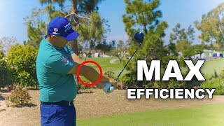 Get Maximum Efficiency Out of Your Swing  Achieving a Single Figure Handicap  Padraig Harrington [upl. by Ylenaj]