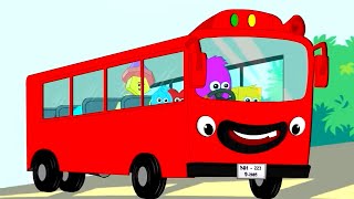 Bus Ka Chakka Ghume Gol Gol हिंदी बाल कविता Hindi Rhymes for Kids [upl. by Asil]