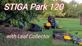 BEST Leaf Collector Gardena makes it and I attached a big bag to the back [upl. by Connor722]