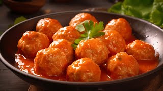 Albóndigas Jugosas en Salsa de Tomate ¡Una Delicia Irresistible [upl. by Brink99]