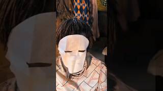 tribe face mask tribes africa hairstyle triballife shorts [upl. by Julius]