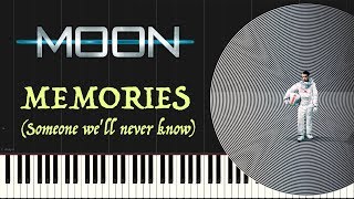 Moon  Memories  Someone well never know Piano Tutorial Synthesia [upl. by Pearla926]