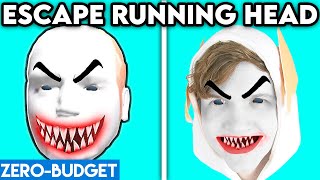 ROBLOX WITH ZERO BUDGET ESCAPE RUNNING HEAD OBBY PARODY BY LANKYBOX [upl. by Mairim]