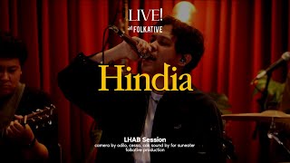 Hindia LHAB Session  Live at Folkative [upl. by Akinar]