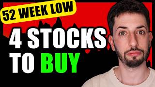 4 Stocks at 52 week Lows to Buy Now 1 Bonus Pick [upl. by Attenweiler]