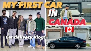 Taking delivery of my first Car in Canada🥹🇨🇦  Volkswagen Jetta  Jatt di Jetta🤪 [upl. by Eelyab]