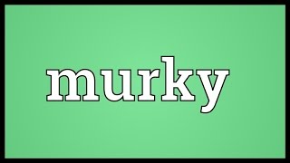 Murky Meaning [upl. by Athenian]