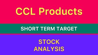 CCL PRODUCTS SHARE TARGET 🇮🇳 CCL PRODUCTS SHARE NEWS  CCL PRODUCTS SHARE ANALYSIS STOCK 131024 [upl. by Feliks]