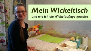 Mein Wickeltisch und wie ich die Wickelauflage gestalte  Meine Wickelkommode im Kinderzimmer [upl. by Jessalyn]