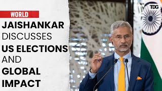 Jaishankar Analyzes US Presidential Elections Global Implications at Raisina Down Under [upl. by Atihcnoc600]