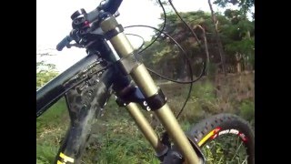 Trailcompilation Downhillhardtail test [upl. by Rysler691]