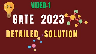 quotGATE Chemistry 2023 Paper Solved  InDepth Solutions amp Tipsquot📚📚📚 [upl. by Teufert]