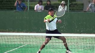 第４５回中国地区ソフトテニス選手権大会一般男子決勝スローモーション動画 平成２５年５月２６日（日） [upl. by Artemed]